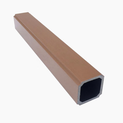 Outdoor Balustrada WPC Handrail กันน้ำ Co ราวบันไดคอมโพสิตอัด