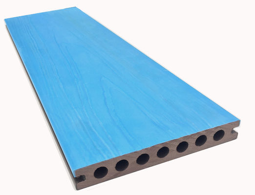 25x140 ยืดหยุ่นคอมโพสิต Wpc พื้นระเบียง WPC Coextrusion พื้นปรับแต่งได้