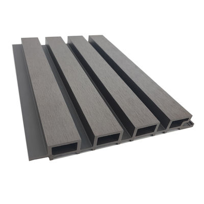 แผงผนังภายนอก WPC Paneli ตกแต่งไม้พลาสติกคอมโพสิต Coextrusion
