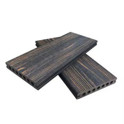 พื้นระเบียง Wpc สีผสมพื้นแข็ง Co-extrusion ระเบียงสามชั้น
