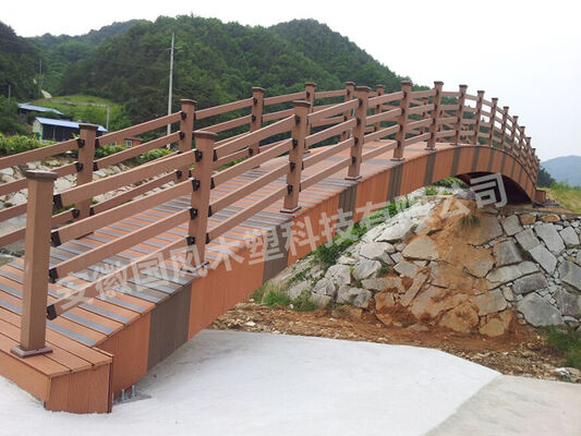 ราคาโรงงานราคาถูก WPC ไม้พลาสติกคอมโพสิตรั้วโพสต์สำหรับสวน