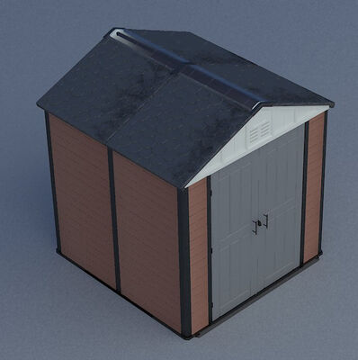 โลหะกันน้ำเครื่องมือ Storage Shed Backyard เครื่องมือ House Outdoor Storage Garden WPC Shed