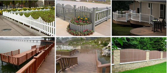 บาร์ตกแต่ง WPC ฟันดาบกันน้ำสำหรับโรงแรมกลางแจ้ง