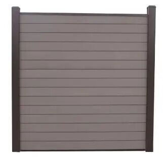 รั้ว WPC รีไซเคิลเชิงนิเวศป้องกันปลวกสำหรับขอบเขตฟาร์ม