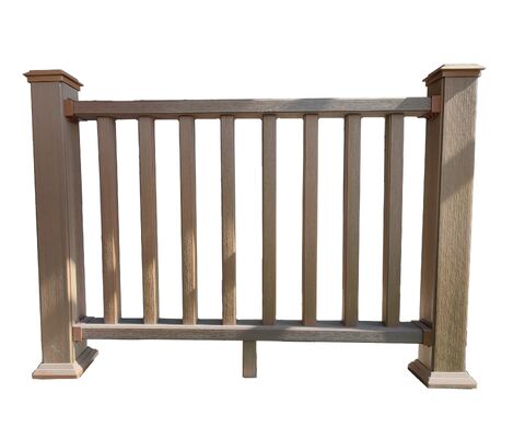 รั้ว WPC รีไซเคิลเชิงนิเวศป้องกันปลวกสำหรับขอบเขตฟาร์ม